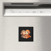 Aimant Équipe de punch de singe bébé Punch de mignon sing (In Situ (Lave-vaisselle))