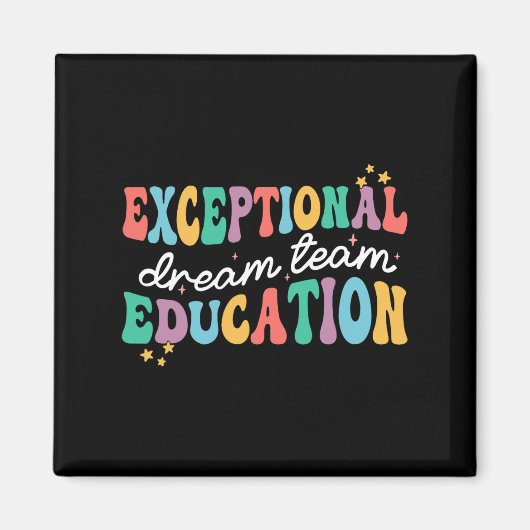 Aimant Équipe de rêve de l'éducation exceptionnelle Ensei (Devant)