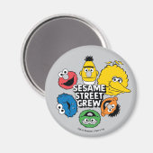 Aimant Équipe de Sesame Street (Recto/Verso)