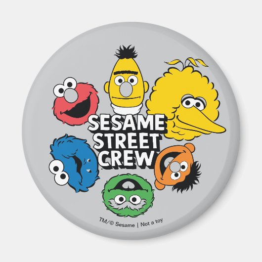 Aimant Équipe de Sesame Street (Devant)