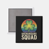 Aimant Équipe de Shenanigans Saint-Patrick Groupe (Recto/Verso)