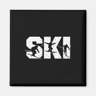 Aimant Équipe de ski Freestyle Ski drôle extrême Sp