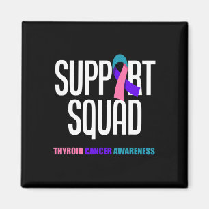 Aimant Équipe de soutien aux guerriers du cancer Thyroïde