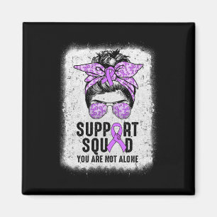 Aimant Équipe de soutien Guerrière Chignon Méssy Violet E