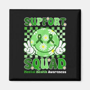 Aimant Équipe de soutien Mois de la sensibilisation à la