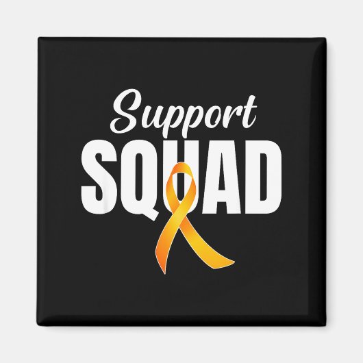 Aimant Équipe de soutien Ms Journée de sensibilisation à (Devant)