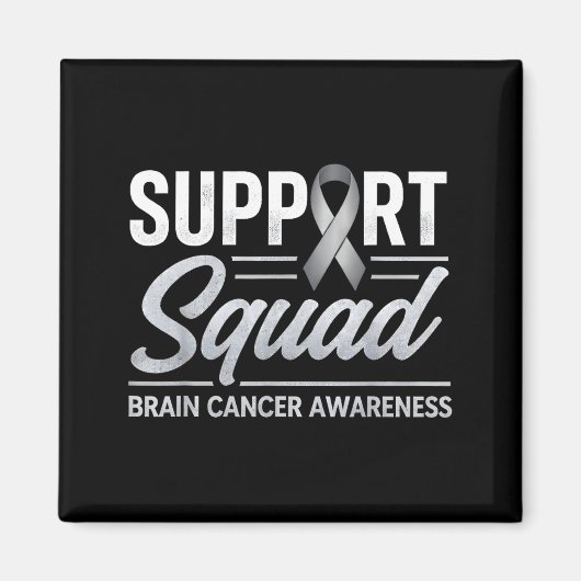 Aimant Équipe de soutien prise de conscience cancer du ce (Devant)