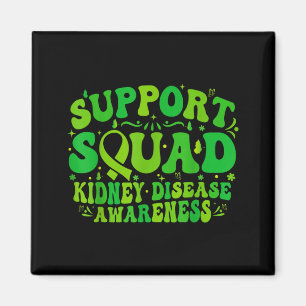 Aimant Équipe de soutien ruban vert papillon pkd rein