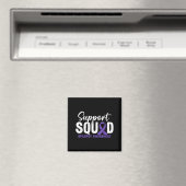 Aimant Équipe de soutien ruban violet sensibilisation à l (In Situ (Lave-vaisselle))