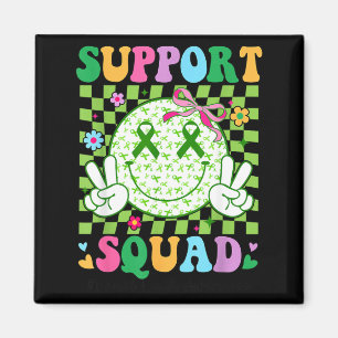 Aimant Équipe de soutien Santé mentale Sourire Visage Ver