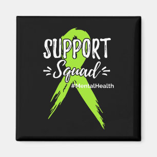 Aimant Équipe de soutien Sensibilisation à la santé menta