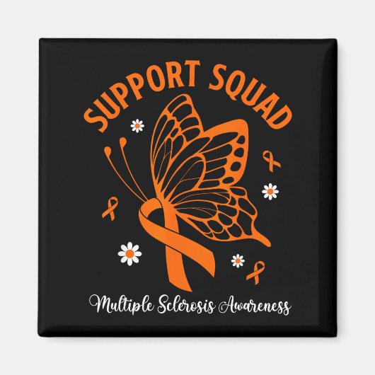 Aimant Équipe de soutien sensibilisation à la sclérose en (Devant)