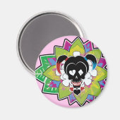 Aimant Équipe de suicide | Harley Quinn Crâne tatouage (Recto/Verso)