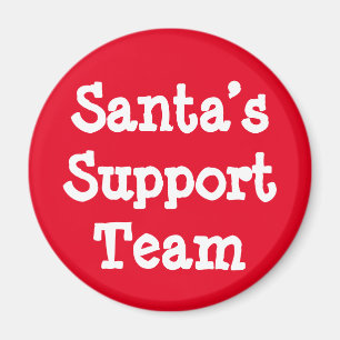 Aimant Équipe de support père Noël