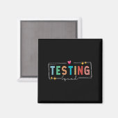 Aimant Équipe de test - Jour de test 2024 Motivation pour (Recto/Verso)