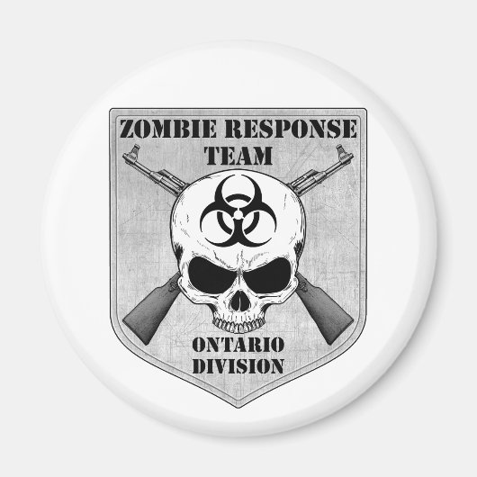 Aimant Équipe d'intervention de Zombie : Division de l'On (Devant)