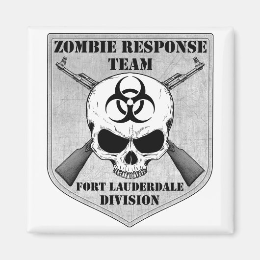 Aimant Équipe d'intervention de Zombie : Division Fort La (Devant)