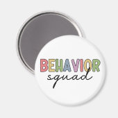 Aimant Équipe du comportement | Thérapiste comportemental (Recto/Verso)