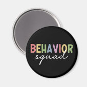 Aimant Équipe du comportement | Thérapiste comportemental (Recto/Verso)