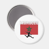 Aimant Équipe du Maroc de football (Recto/Verso)