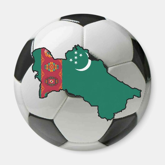 Aimant Équipe du Turkménistan (Devant)