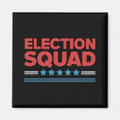 Aimant Équipe électorale 2024 Élection Démocrate Républic (Devant)