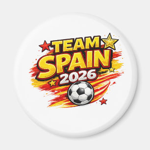 Aimant ÉQUIPE ESPAGNE 2026 Fan Espagne Foot Patriotique
