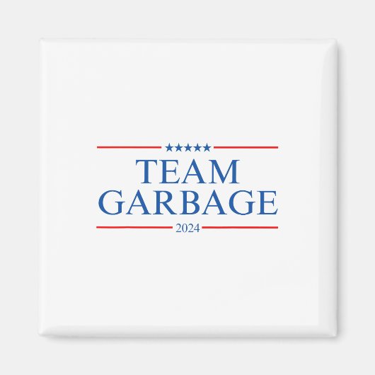 Aimant Équipe Garbage 2024 (Devant)
