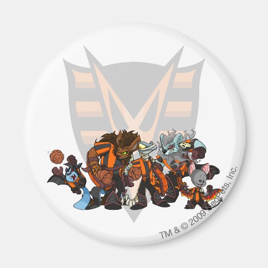 Aimant Équipe Haunted Woods Group (Devant)