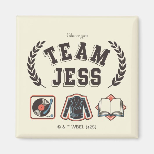 Aimant Équipe Jess Conception Gilmore Girls (Devant)