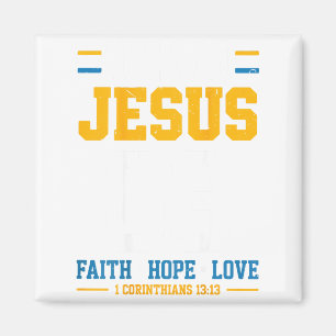 Aimant Équipe Jésus Foi Espoir Amour Famille Correspondan