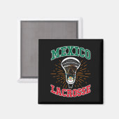 Aimant Équipe mexicaine de lacrosse (Recto/Verso)