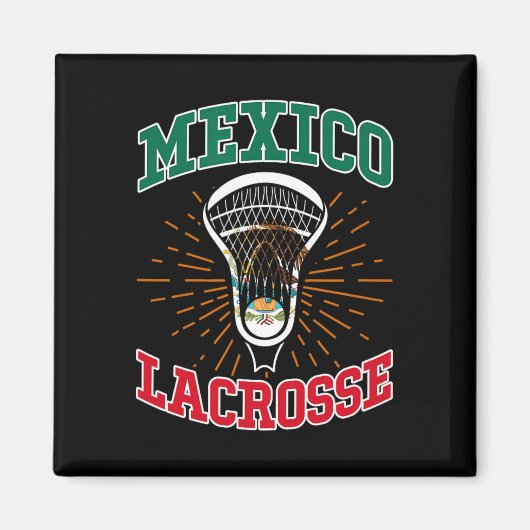 Aimant Équipe mexicaine de lacrosse (Devant)