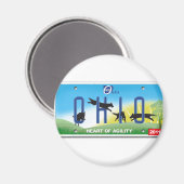 Aimant Équipe Ohio Agilité 2011 (Recto/Verso)