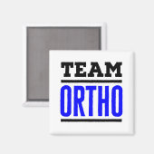 Aimant Équipe Ortho Orthopédique Orthopédique Infirmière (Recto/Verso)