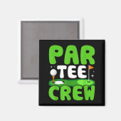 Aimant Équipe Par Tee Esprit de plaisir de golf (Recto/Verso)