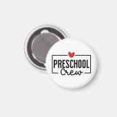 Aimant Équipe préscolaire Équipe préscolaire (Recto/Verso)