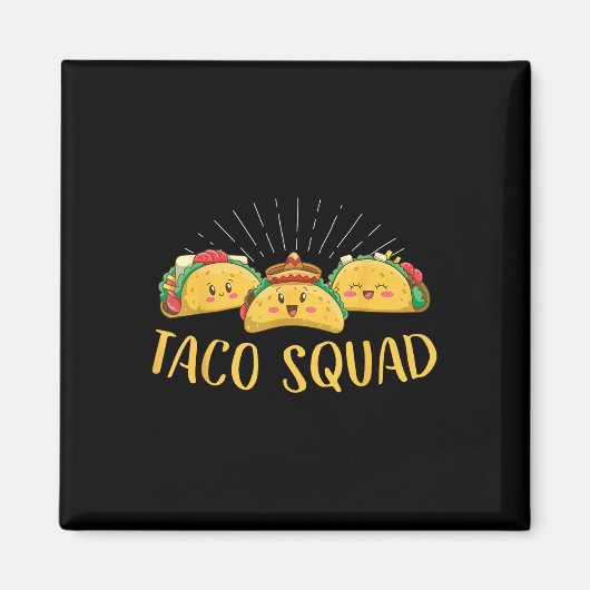 Aimant Équipe Taco (Devant)