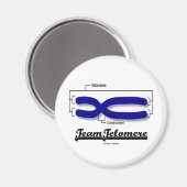 Aimant Équipe Telomere (Humour de biologie) (Recto/Verso)