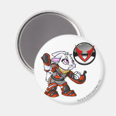 Aimant Équipe Virtupets Space Station Capitaine 1 (Recto/Verso)