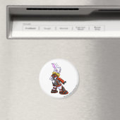 Aimant Équipe Virtupets Space Station Capitaine 2 (In Situ (Lave-vaisselle))