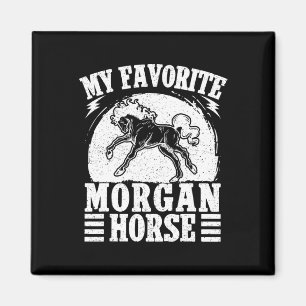 Aimant Équitation équitation Favori Morgan Horse Rider