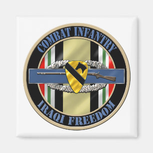 Aimant ęr Infanterie OIF de Division de cavalerie