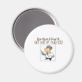 Aimant ER Nurse Drôle Cadeaux (Recto/Verso)