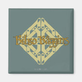 Aimant Erebor - Nom BILBO BAGGINS™ (Devant)