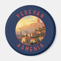 Erevan Arménie Cercle retro en détresse