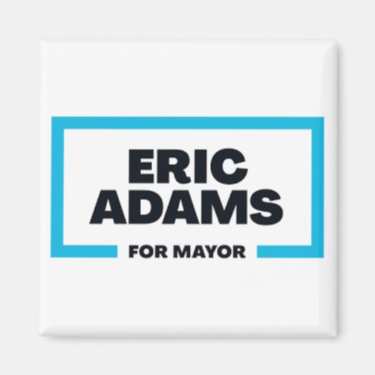 Aimant Eric Adams Pour Le Maire De New York (Devant)