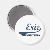 Aimant Erie Pennsylvania City Classic (Recto/Verso)