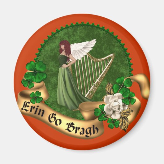 Aimant Erin Go Bragh Irish (Devant)