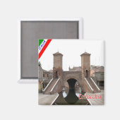 Aimant ERM003 COMACCHIO - Emilia Romagna Italie - Frigo (Recto/Verso)